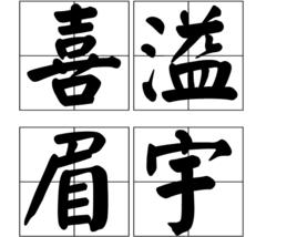 喜溢眉宇 喜溢眉宇