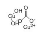 鹼式碳酸銅化學分子結構式