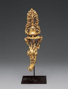 鎏金銅五鈷鈴 鎏金銅五鈷鈴