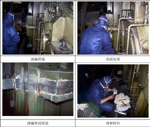 高分子材料治理密封劑結合面滲漏