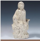 清德化窯白瓷觀音像 清德化窯白瓷觀音像