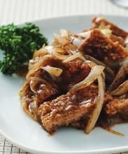 蔥頭煎豬排 蔥頭煎豬排