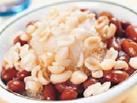花生蜜豆冰