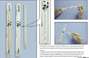 （圖）可循環使用的筷子 