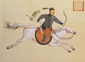 清郎世寧畫瑪瑺斫陣圖卷 清郎世寧畫瑪瑺斫陣圖卷