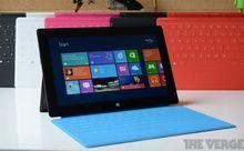 正在運行Windows RT 8.1 的 Surface