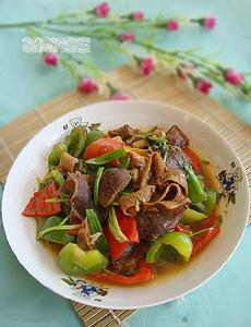 炒雙椒鴨雜 炒雙椒鴨雜