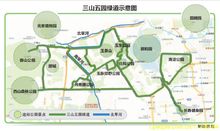 北京三山五園綠道總平面圖