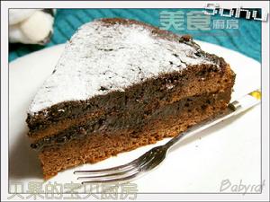 朱古力藍莓蛋糕 朱古力藍莓蛋糕