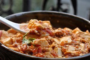 番茄肉末燒豆腐 番茄肉末燒豆腐