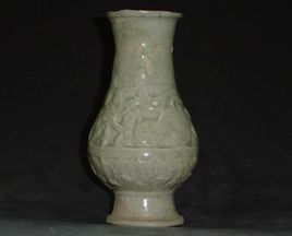 宋影青刻花長頸瓶 宋影青刻花長頸瓶