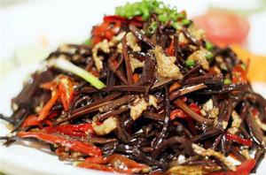 蕨菜乾炒肉 蕨菜乾炒肉