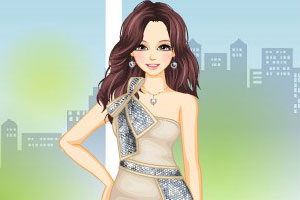 單肩小禮裙 單肩小禮裙