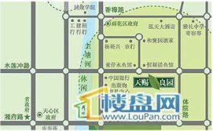 天賜良園交通圖