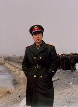 在酒泉衛星發射中心載人航天工程勘察現場