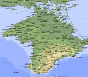 克里米亞自治共和國位置