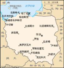 波蘭地圖