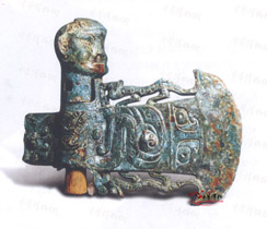 西周魚國青銅銎內鉞 西周魚國青銅銎內鉞