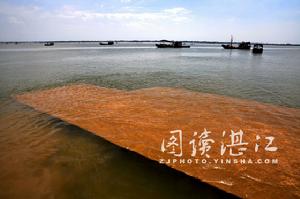 漲潮了,小島的碼頭漸漸躺在了水下