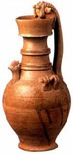 青瓷四系螭耳天雞尊 青瓷四系螭耳天雞尊