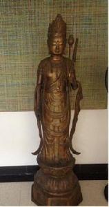 龜宿收藏清代銅雕佛像