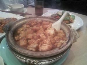 鹹魚雞粒豆腐 鹹魚雞粒豆腐