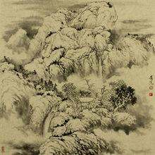 勾奇志山水畫作品欣賞