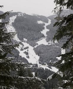 惠斯勒河畔滑雪場 俯視氣勢宏大