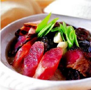 腊味蒸滑雞 腊味蒸滑雞