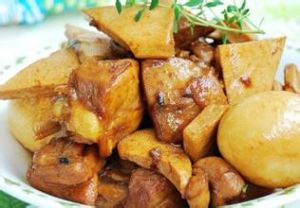 香草豆乾燜雞塊 香草豆乾燜雞塊