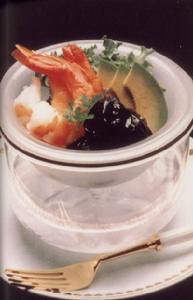 西梅牛油果涼拌蝦 西梅牛油果涼拌蝦