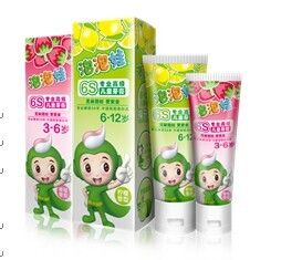 泡泡娃6s專業高級兒童牙膏