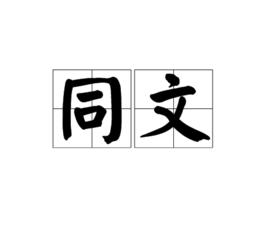 同文