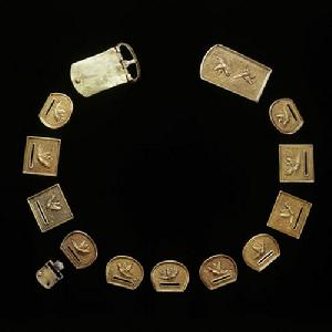 鸚鵡紋鎏金銀腰帶