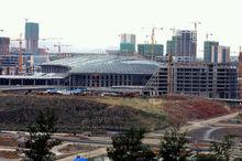 建設中的烏魯木齊高鐵新區