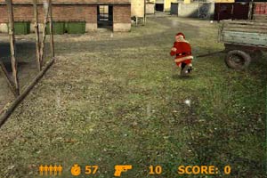 雪天射聖誕老人