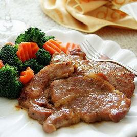 香煎梅花肉排 香煎梅花肉排