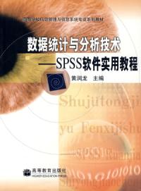 數據統計與分析技術SPSS軟體實用教程