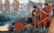 不少羅馬士兵在飲用了不乾淨的河水後腹瀉而死