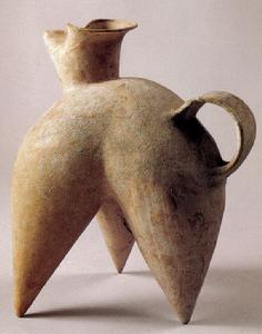 紅陶袋足鬹（良渚文化）