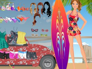 衝浪小美女 衝浪小美女