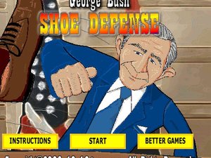 布希躲飛鞋 布希躲飛鞋