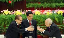 西哈努克會見江澤民、胡錦濤（2009）