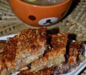 腐皮糯米豆沙卷 腐皮糯米豆沙卷