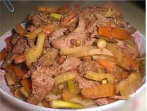 酸泡菜炒豬肝 酸泡菜炒豬肝