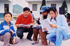 《會說話的風箏》導演周勇和演員說戲