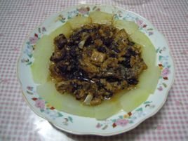 冬瓜豆豉蒸排骨 冬瓜豆豉蒸排骨