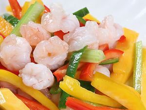 蝦仁炒青瓜西芹 蝦仁炒青瓜西芹