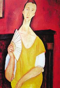 《持扇的女人》