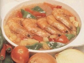 酸甜銀絲蝦 酸甜銀絲蝦